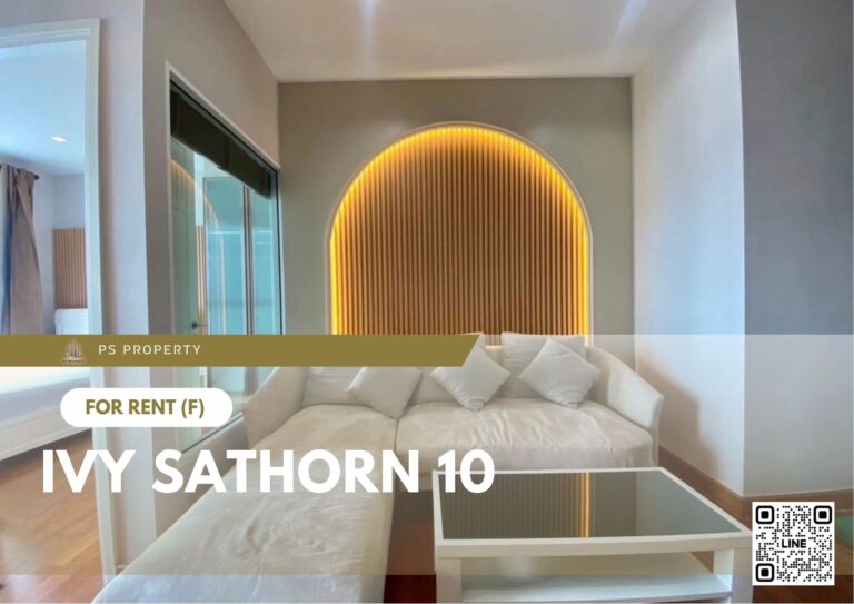 PS106823 – Condo Near BTS Chong Nonsi Station For Rent , One bedroom unit at Ivy Sathorn 10