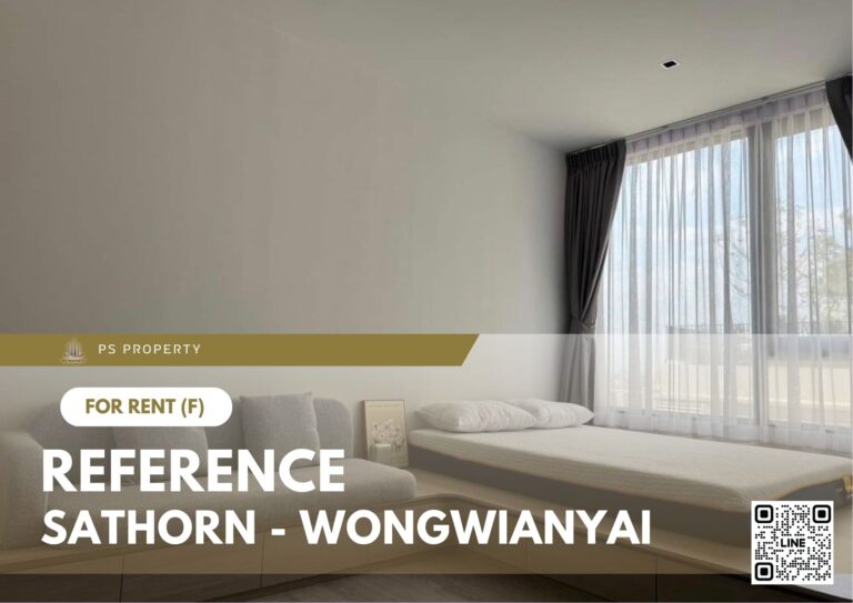 PS106812 – Condo Near BTS Wongwian Yai Station For Rent , One bedroom unit at Reference Sathorn – Wongwianyai