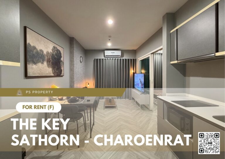 PS106844 – Condo Near BTS Surasak Station For Rent , One bedroom unit at The Key Sathorn – Charoenrat