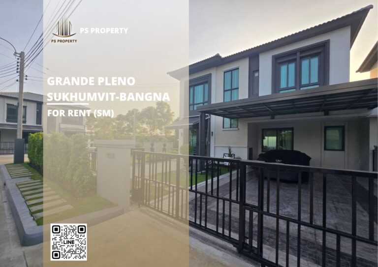 PS106916 – House Near MRT Si Iam Station For Rent , at Grande Pleno Sukhumvit-Bangna