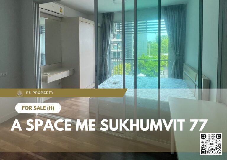 PS106693 – Condo Near BTS On Nut Station For Sale , One bedroom unit at A Space Me Sukhumvit 77
