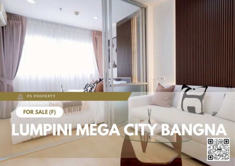 PS107122 – Condo Near BTS Bang na Station For Sale , One bedroom unit at Lumpini Mega city Bangna