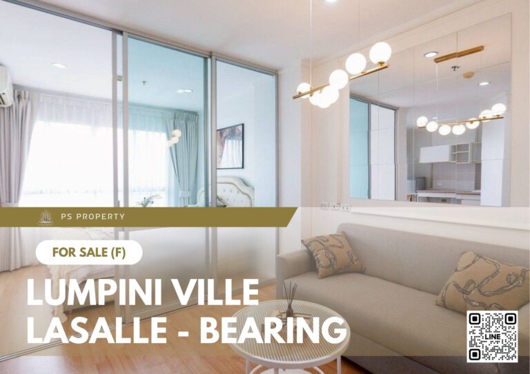 PS107134 – Condo Near BTS Bearing Station For Sale , One bedroom unit at Lumpini Ville Lasalle – Bearing