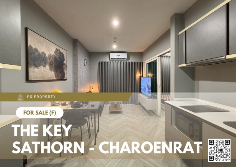 PS106844 – Condo Near BTS Surasak Station For Sale , One bedroom unit at The Key Sathorn – Charoenrat