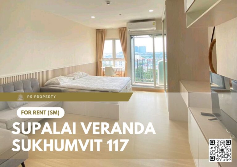 PS107559 – Condo Near BTS Pu Chao Station For Rent , One bedroom unit at Supalai Veranda Sukhumvit 117