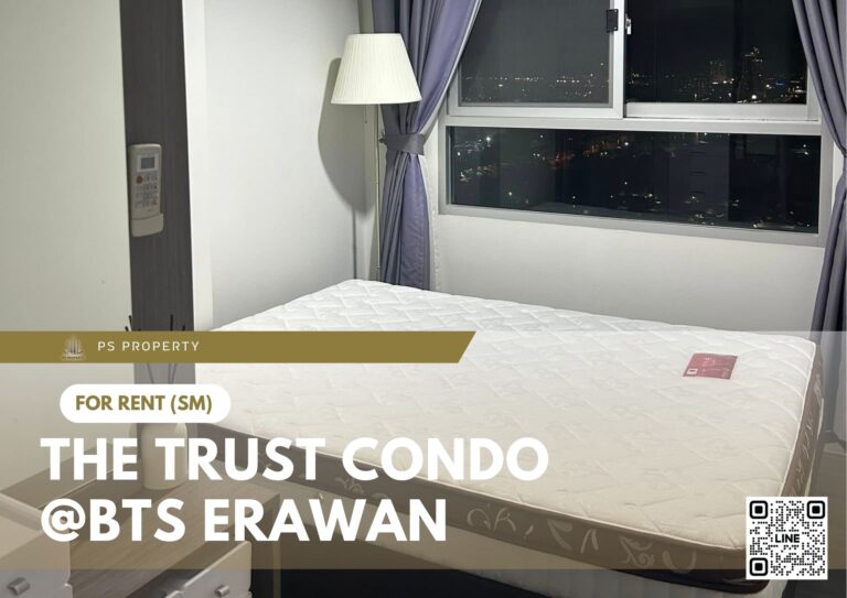 PS107578 – Condo Near BTS Chang Erawan Station For Rent , One bedroom unit at The Trust Condo @BTS Erawan