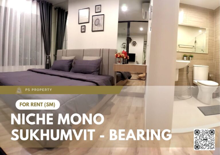 PS107639 – Condo Near BTS Bearing station For Rent , One bedroom unit at Niche Mono Sukhumvit – Bearing
