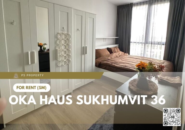 PS107667 – Condo Near BTS Thong Lo Station For Rent , One bedroom unit at OKA HAUS Sukhumvit 36