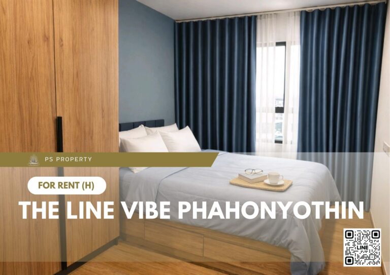 PS107262 – Condo Near BTS Ha Yaek Lat Phrao Station For Rent , One bedroom unit at The Line Vibe Phahonyothin