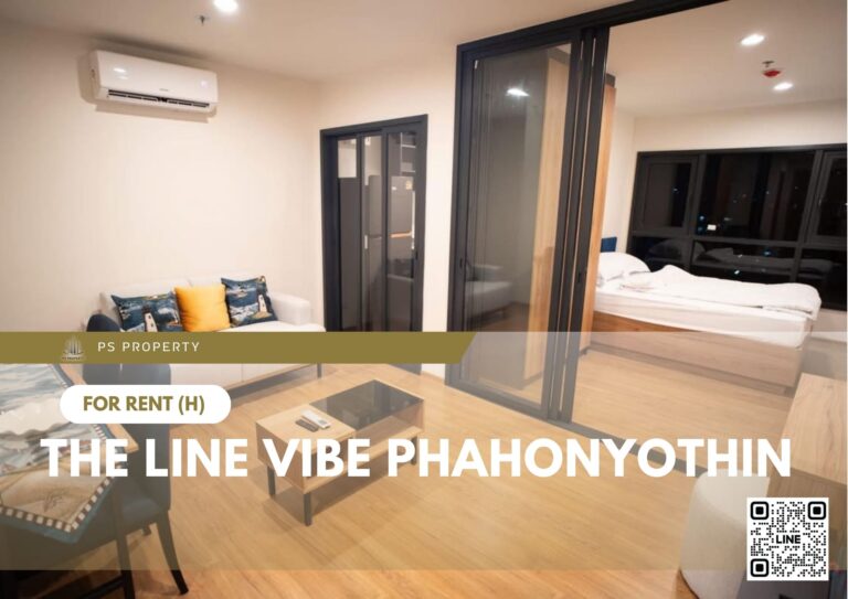 PS107260 – Condo Near BTS Ha Yaek Lat Phrao Station For Rent , One bedroom unit at The Line Vibe Phahonyothin