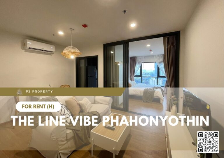 PS107259 – Condo Near BTS Ha Yaek Lat Phrao Station For Rent , One bedroom unit at The Line Vibe Phahonyothin