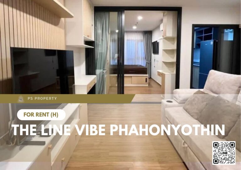 PS107258 – Condo Near BTS Ha Yaek Lat Phrao Station For Rent , One bedroom unit at The Line Vibe Phahonyothin