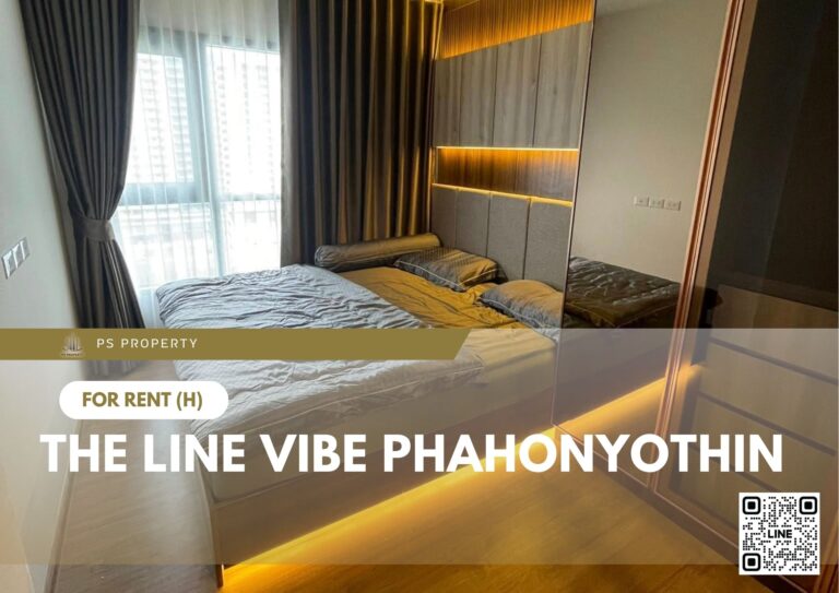 PS107263 – Condo Near BTS Ha Yaek Lat Phrao Station For Rent , One bedroom unit at The Line Vibe Phahonyothin