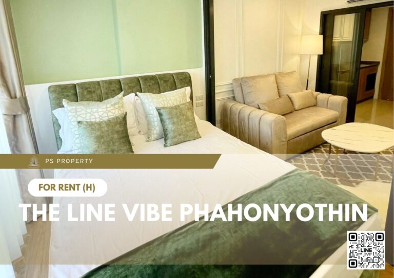 PS34353 – Condo Near BTS Ha Yaek Lat Phrao Station For Rent , One bedroom unit at The Line Vibe Phahonyothin
