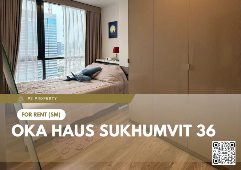 PS107757 – Condo Near BTS Thong Lo Station For Rent , One bedroom unit at OKA HAUS Sukhumvit 36