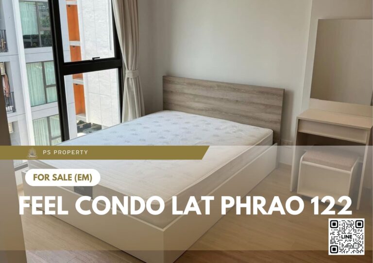 PS107896 – Condo Near MRT Lat Phrao 101 Station For Sale , One bedroom unit at Feel Condo Lat Phrao 122