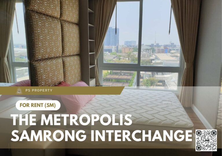 PS108095 – Condo Near BTS Samrong Station For Rent , One bedroom unit at The Metropolis Samrong Interchange
