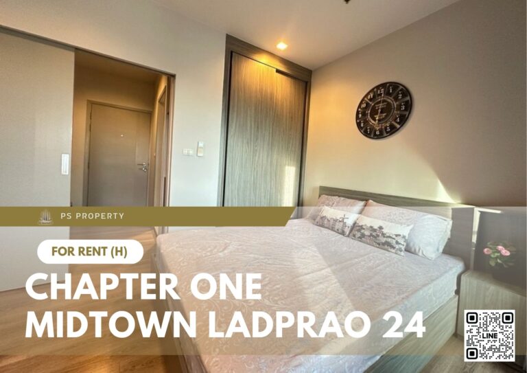 PS108076 – Condo Near MRT Lat Phrao Station For Rent , One bedroom unit at Chapter One Midtown Ladprao 24