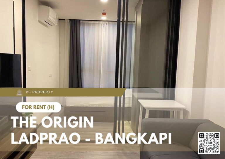 PS107851 – Condo Near MRT Bang Kapi Station For Rent , One bedroom unit at THE ORIGIN LADPRAO – BANGKAPI
