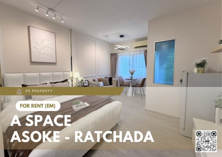 PS108176 – Condo Near MRT Phra Ram 9 Station For Rent , One bedroom unit at A Space Asoke – Ratchada