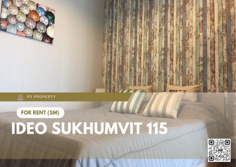 PS108360 – Condo Near BTS Pu Chao Station For Rent , One bedroom unit at IDEO Sukhumvit 115