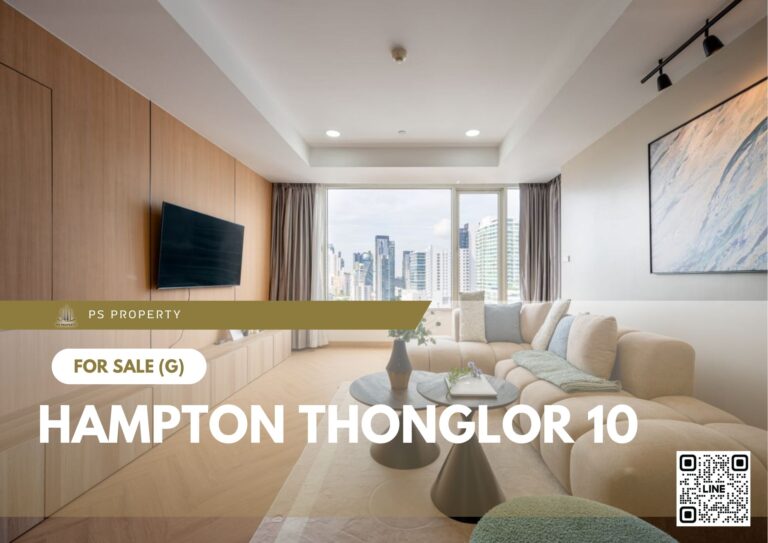 PS107466 – Condo Near BTS Thong Lo Station For Sale , Two bedroom unit at Hampton Thonglor 10