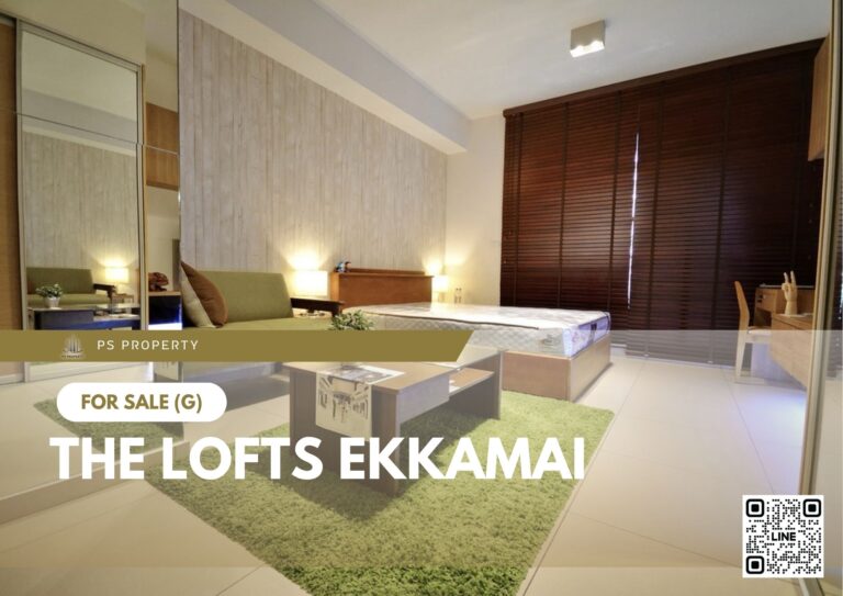 PS105559 – Condo Near BTS Ekkamai Station For Sale , One bedroom unit at The Lofts Ekkamai