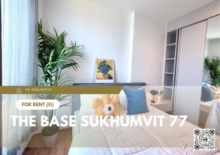PS105272 – Condo Near BTS on nut Station For Rent , One bedroom unit at The Base Sukhumvit 77