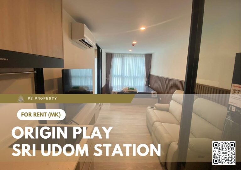 PS74103 – Condo Near MRT Si Udom Station For Rent , One bedroom unit at Origin Play Sri Udom Station