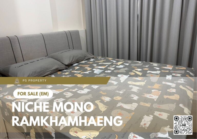 PS106242 – Condo Near MRT Yaek Lam Sali Station For Sale , One bedroom unit at Niche Mono Ramkhamhaeng
