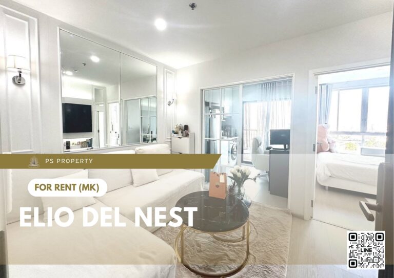 PS106113 – Condo Near BTS Udom Suk Station For Rent , One bedroom unit at Elio Del Nest