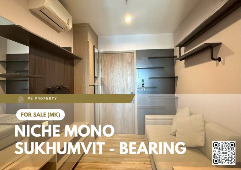 PS106218 – Condo Near BTS Bearing station For Sale , One bedroom unit at Niche Mono Sukhumvit – Bearing