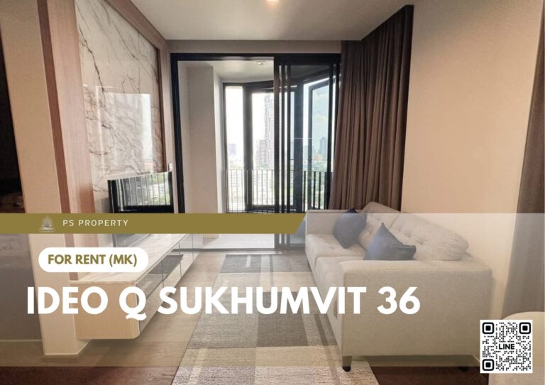 PS106339 – Condo Near BTS Thong Lo Station For Rent , Two bedroom unit at IDEO Q Sukhumvit 36