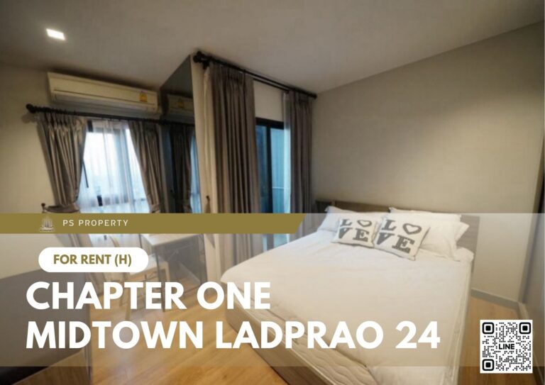 PS108982 – Condo Near MRT Lat Phrao Station For Rent , One bedroom unit at Chapter One Midtown Ladprao 24