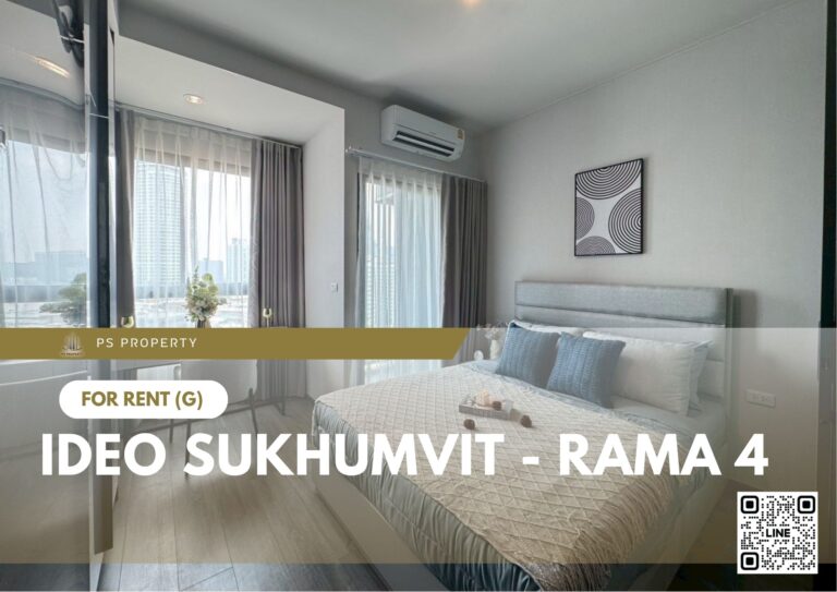 PS108652 – Condo Near BTS Phra Khanong station For Rent , One bedroom unit at IDEO Sukhumvit – Rama 4