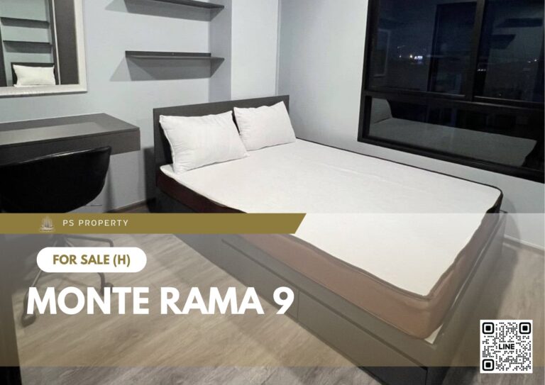 PS109314 – Condo Near ARL Ramkhamhaeng Station For Sale , One bedroom unit at Monte Rama 9