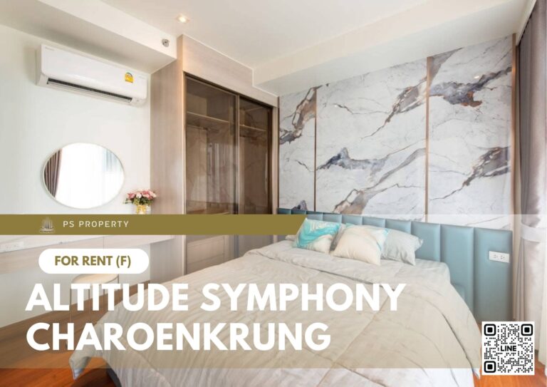 PS68105 – Condo Near BTS Saphan Taksin Station For Rent , One bedroom unit at Altitude Symphony Charoenkrung