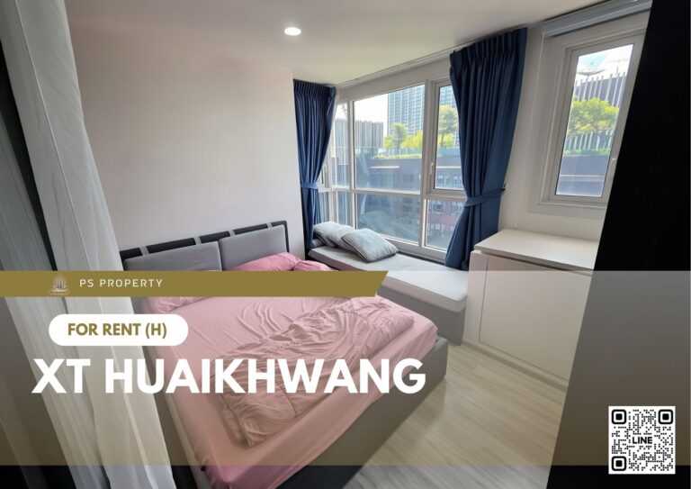 PS109529 – Condo Near MRT HUAIKHWANG Station For Rent , One bedroom unit at XT HUAIKHWANG