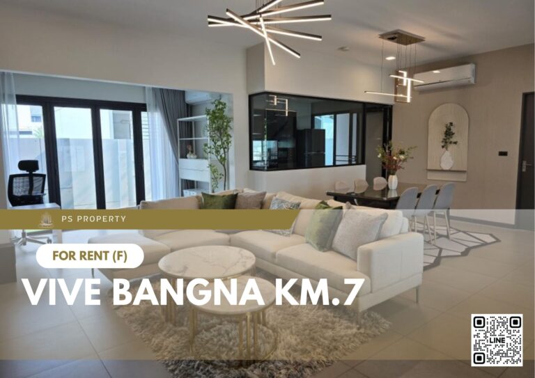 PS77040 – House Near BTS Bang na Station For Rent , at VIVE Bangna KM.7