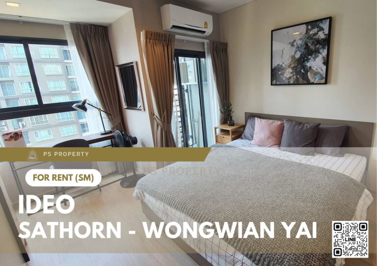 PS50471 – Condo Near BTS Wongwian Yai Station For Rent , One bedroom unit at IDEO Sathorn – Wongwian Yai