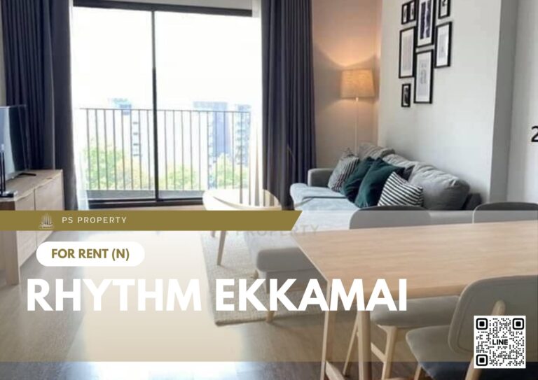 PS39366 – Condo Near BTS Ekkamai Station For Rent , Two bedroom unit at Rhythm Ekkamai