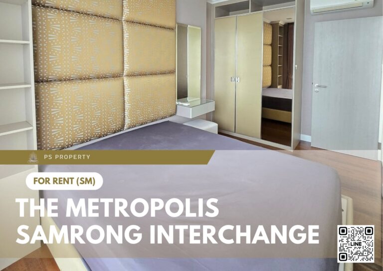 PS83243 – Condo Near BTS Samrong Station For Rent , One bedroom unit at The Metropolis Samrong Interchange
