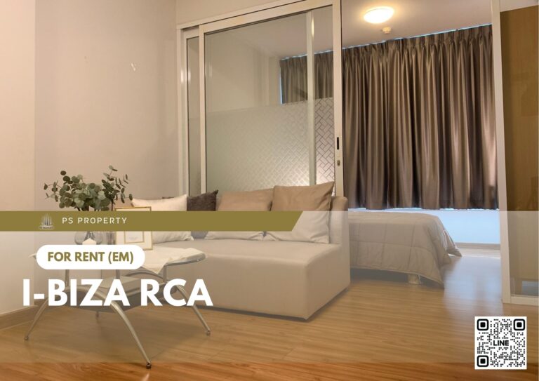 PS86443 – Condo Near MRT Phra Ram 9 Station For Rent , One bedroom unit at i-biza RCA