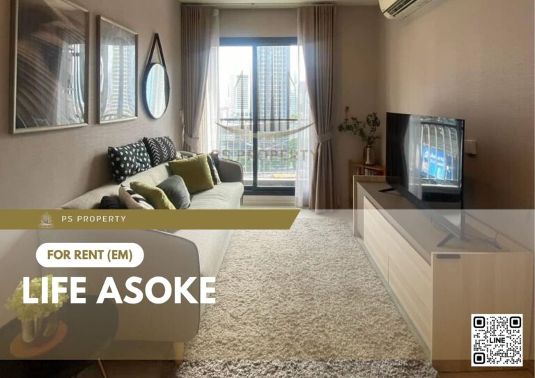 PS37874 – Condo Near MRT Phetchaburi Station For Rent , Two bedroom unit at Life Asoke