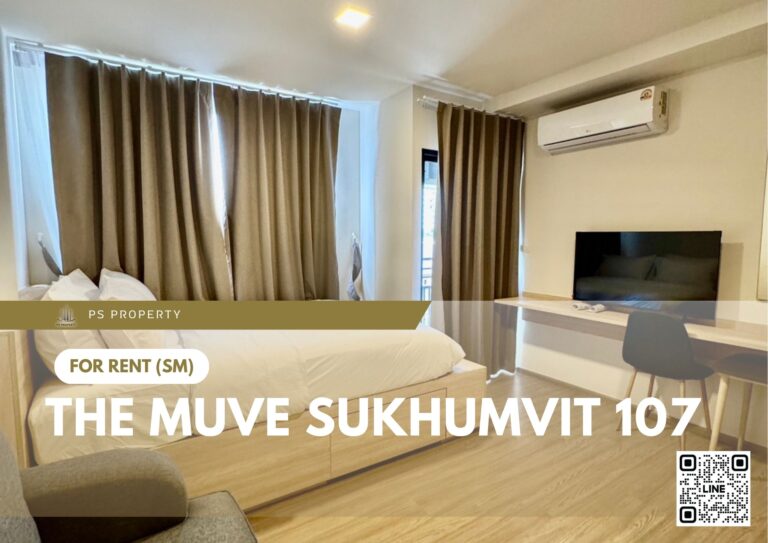 PS94416 – Condo Near BTS Bearing Station For Rent , One bedroom unit at THE MUVE Sukhumvit 107
