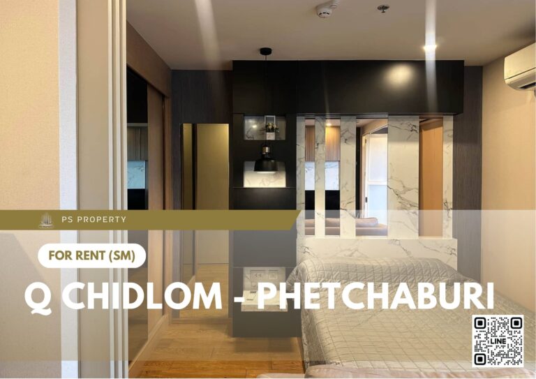 PS66388 – Condo Near BTS Chidlom Station For Rent , One bedroom unit at Q Chidlom – Phetchaburi