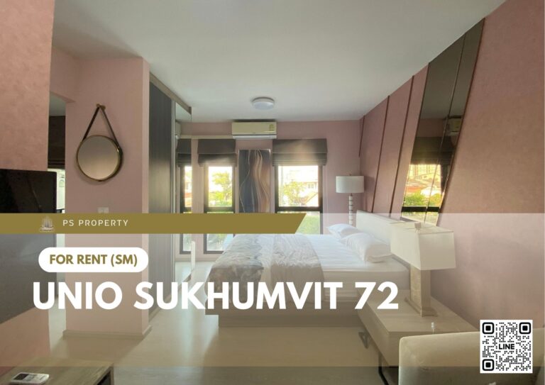 PS94727 – Condo Near BTS Bearing Station For Rent , One bedroom unit at UNiO Sukhumvit 72