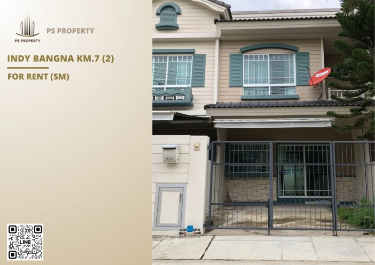 PS97291 – House Near MRT Si Iam Station For Rent , at Indy Bangna Km.7 (2)